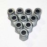 Brake Line Nut M10x1 for DIN Bubble Flare ZnNi Alloy Plated  Male Fitting for Bundy Hydraulic Brake Pipe
