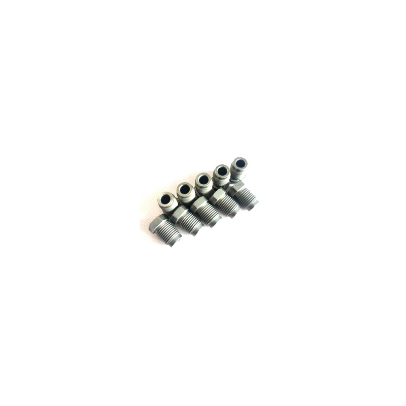 Brake Line Nut M10x1 for DIN Bubble Flare ZnNi Alloy Plated  Male Fitting for Bundy Hydraulic Brake Pipe
