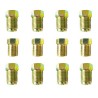 Brake Line Nut M10x1 Inverted Flare Galvanized Male Fitting Double Flare for Bundy Hydraulic Brake Pipe Plated SAE No. 040110