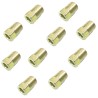 Brake Line Nut M10x1 Inverted Flare Galvanized Male Fitting Double Flare for Bundy Hydraulic Brake Pipe Plated SAE No. 040110