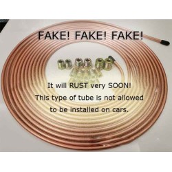 4.76mm 3/16" Stainless Steel SS304 Brake Line Tubing Replacement Coil SAE J527 for Fuel Transmission