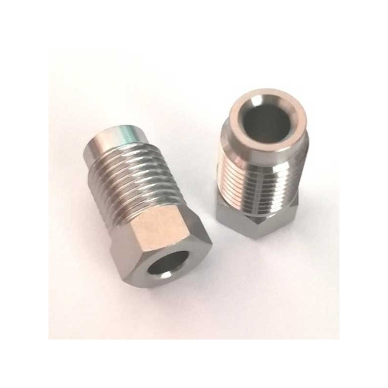 Titanium Brake Line Nut M10x1 for Inverted Flare Male Fitting Double Flare for Bundy Hydraulic Brake Pipe SAE No. 040110