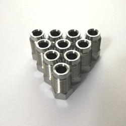 Titanium Brake Line Nut M10x1 for Inverted Flare Male Fitting Double Flare for Bundy Hydraulic Brake Pipe SAE No. 040110