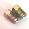 Brake Line Nut M10x1 Inverted Flare Galvanized Male Fitting Double Flare for Bundy Hydraulic Brake Pipe Plated SAE No. 040110
